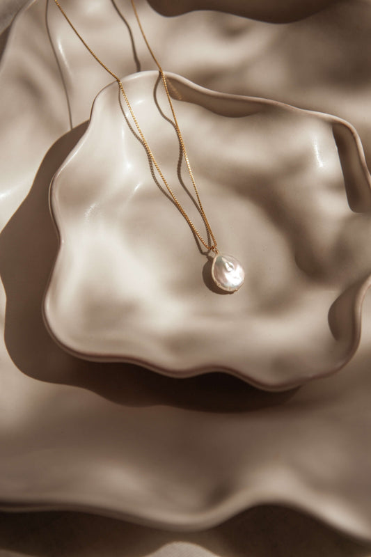 Moon Pearl Necklace
