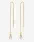 Boucles d'Oreilles Pierre de Lune Skye