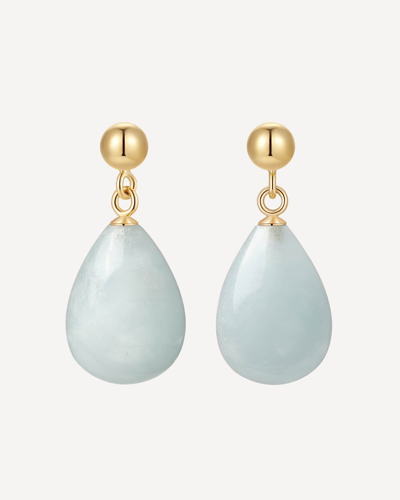 March Aquamarine Earrings