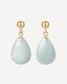 March Aquamarine Earrings
