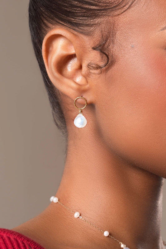 Vida Moonstone Earrings