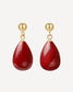 July Ruby Earrings