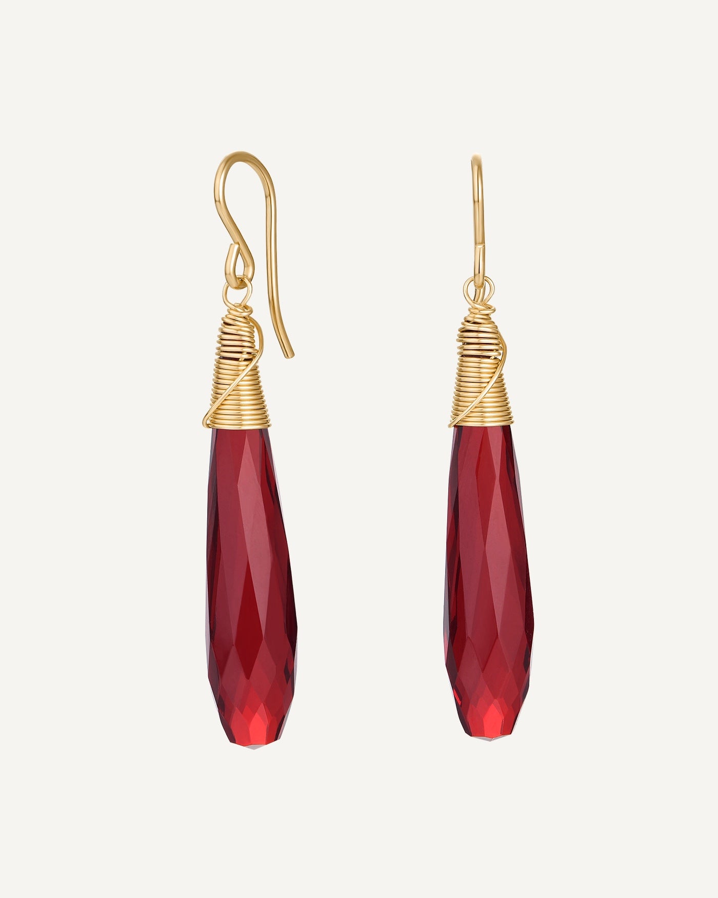 Daria Red Earrings