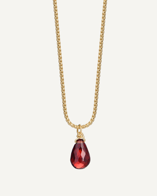 Colette Garnet Necklace