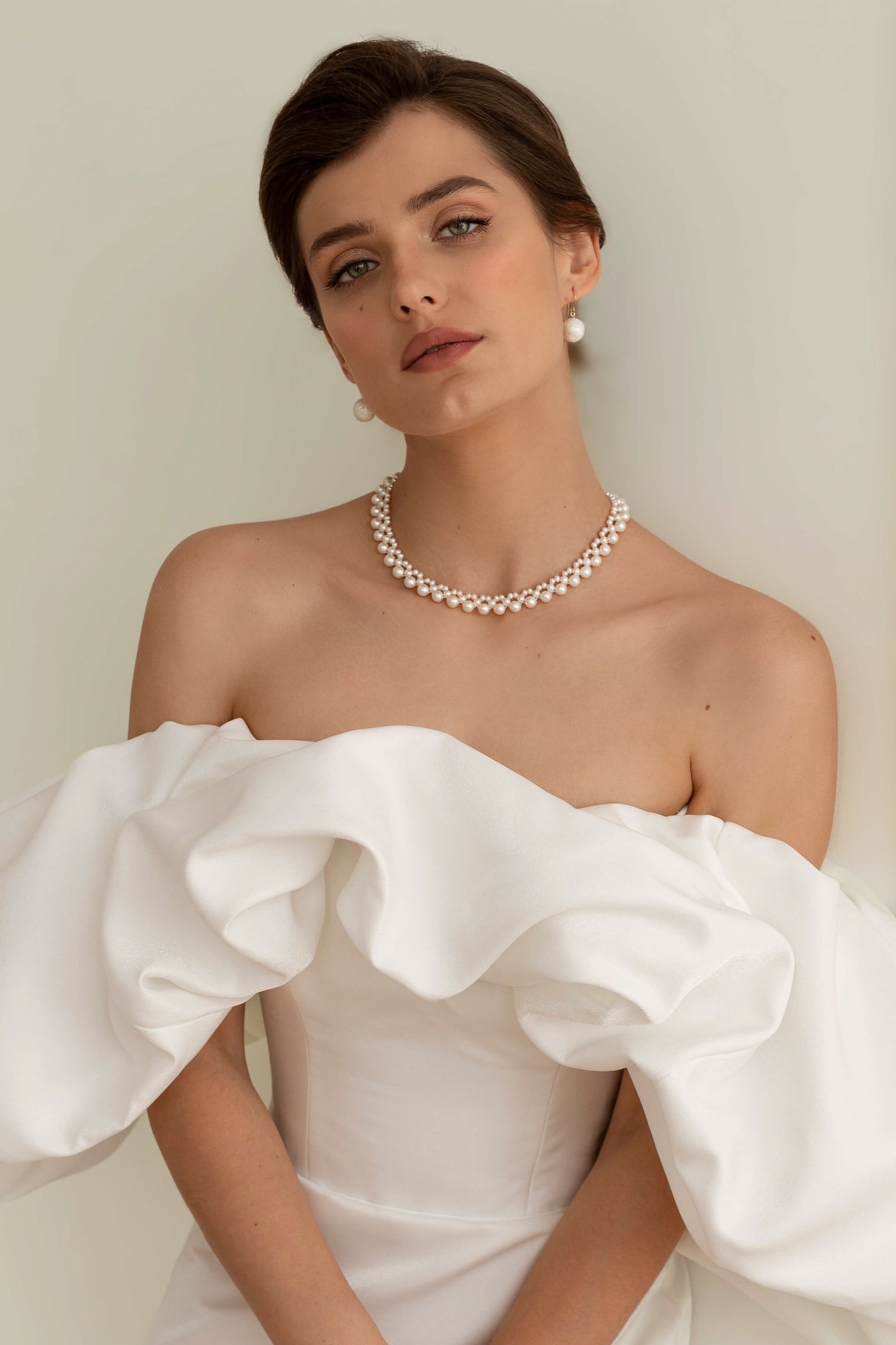Blanche Carved Pearl Earrings - Limited Edition Katy Faye Blanche Carved Pearl Earrings - Limited Edition Katy Faye