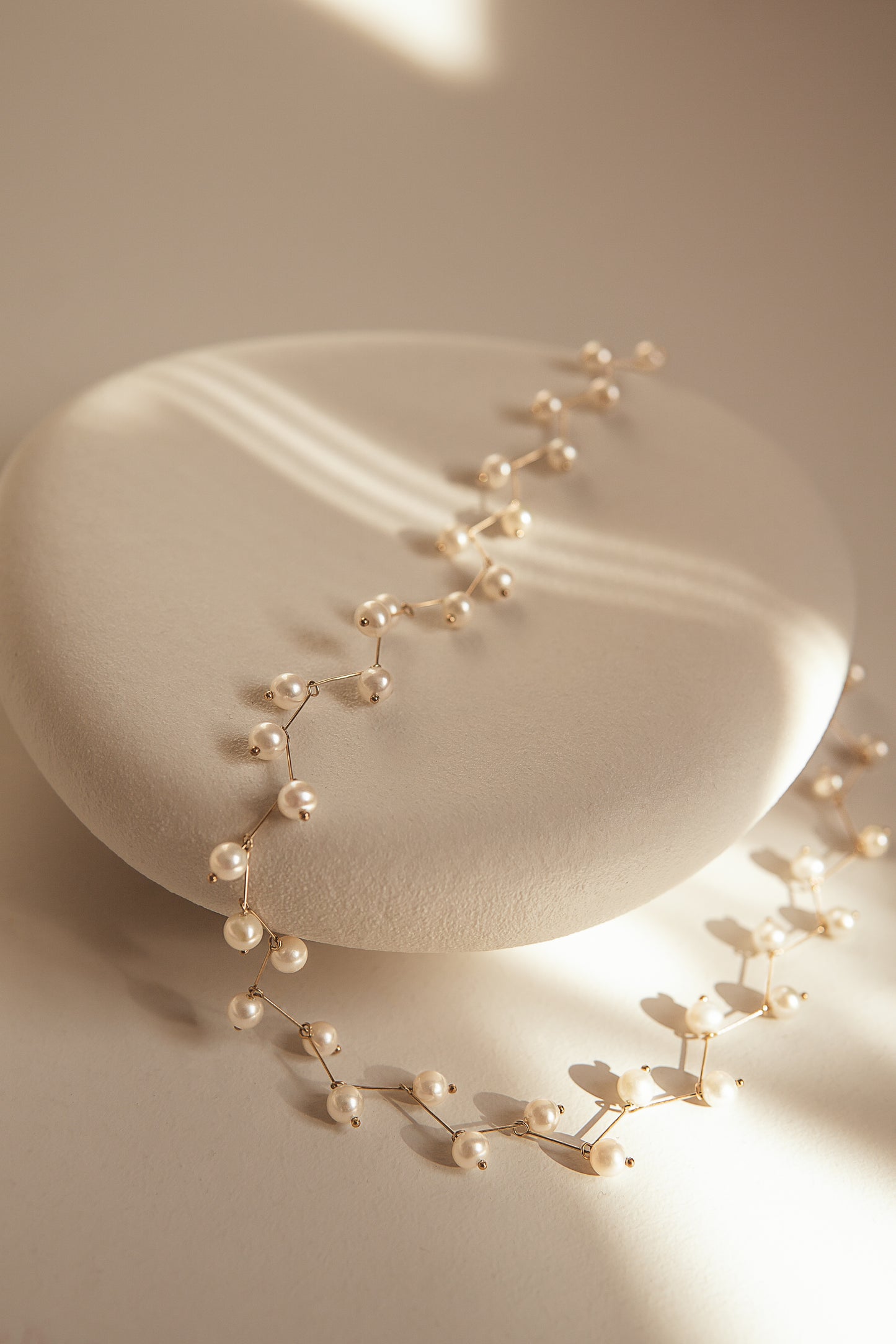 Astro Pearl Floating Necklace
