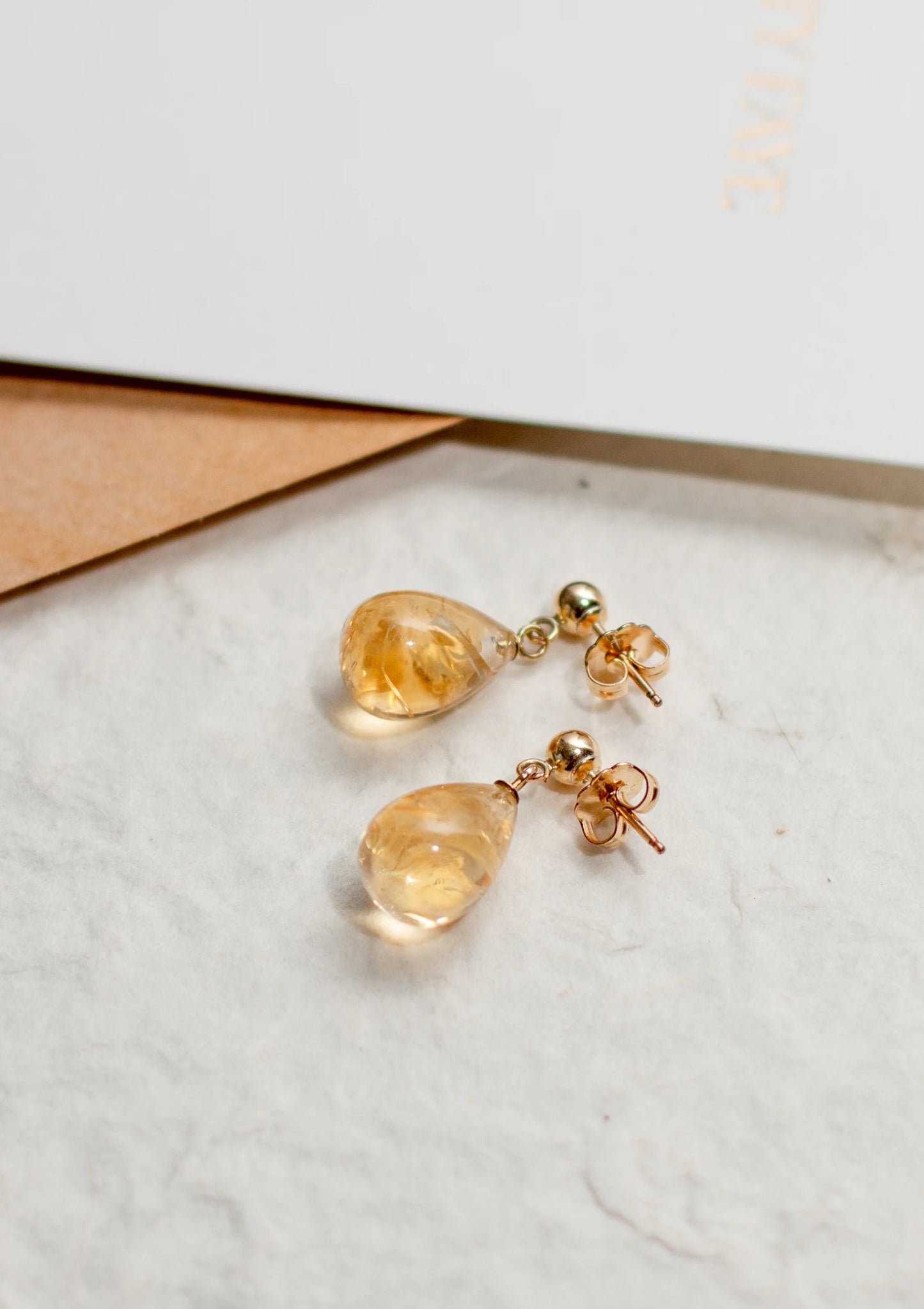 November Citrine Earrings