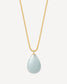 March Aquamarine Necklace