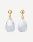 September Moonstone Earrings