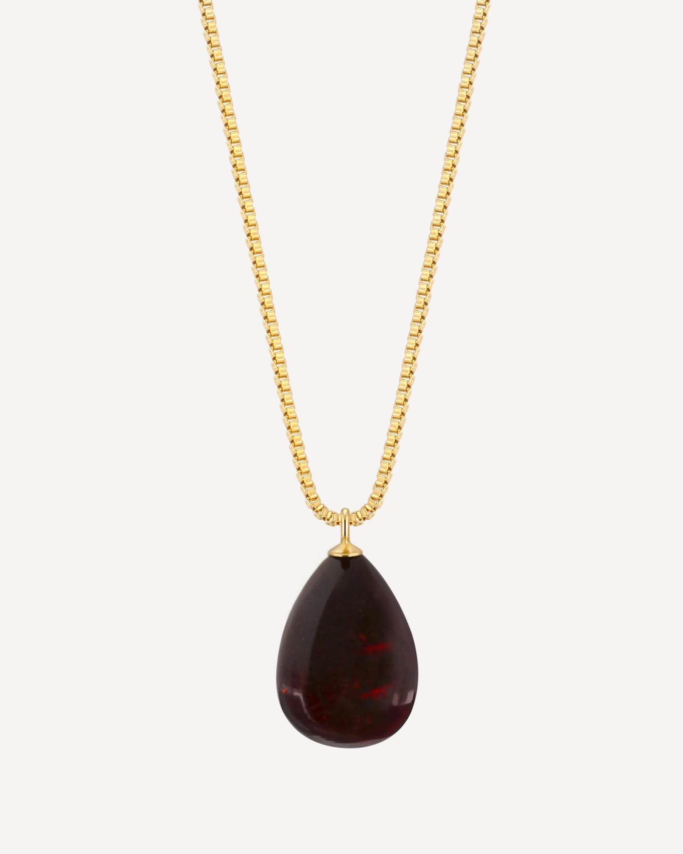 January Garnet Necklace