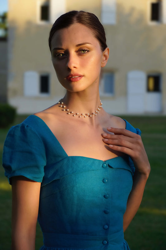 Astro Pearl Floating Necklace