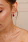 July Ruby Earrings