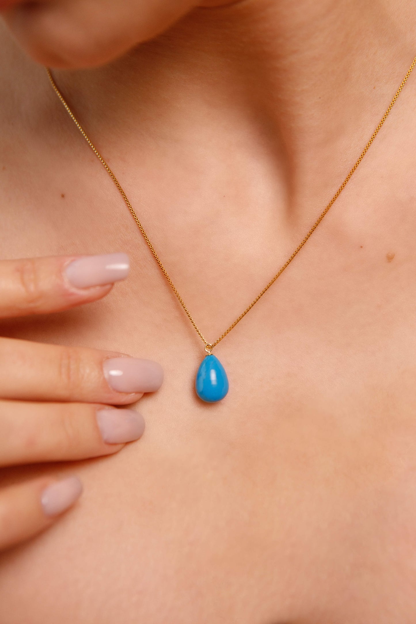 December Turquoise Necklace