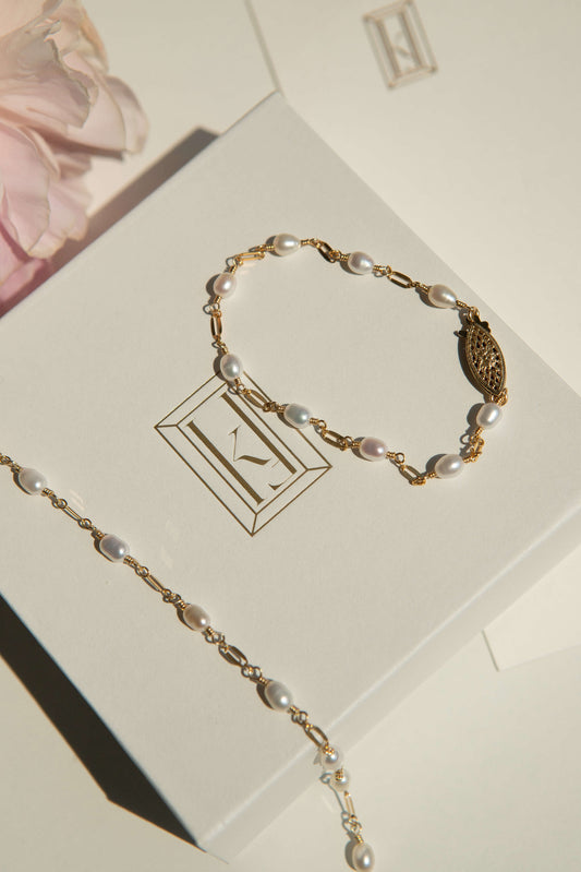 Michelle Rice Pearl Bracelet