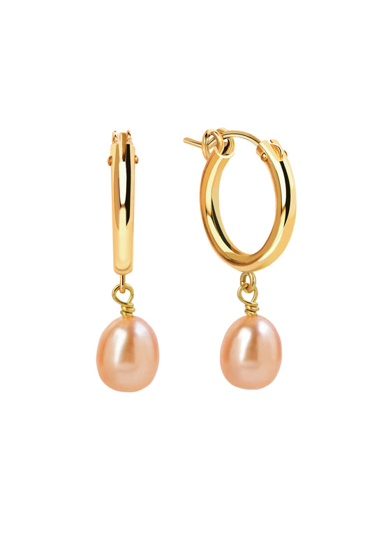 Boucles d'Oreilles Perle Avril