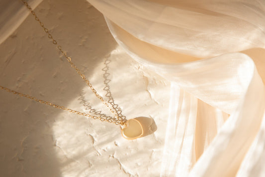 Lise Pearl Heart Necklace - Katy Faye