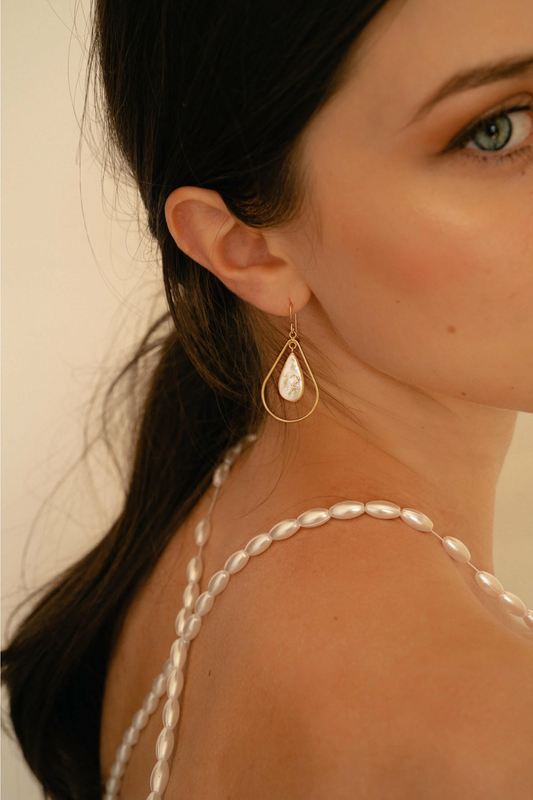 May Pearl Earrings - Katy Faye