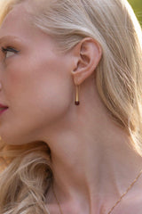 Ria Garnet Earrings